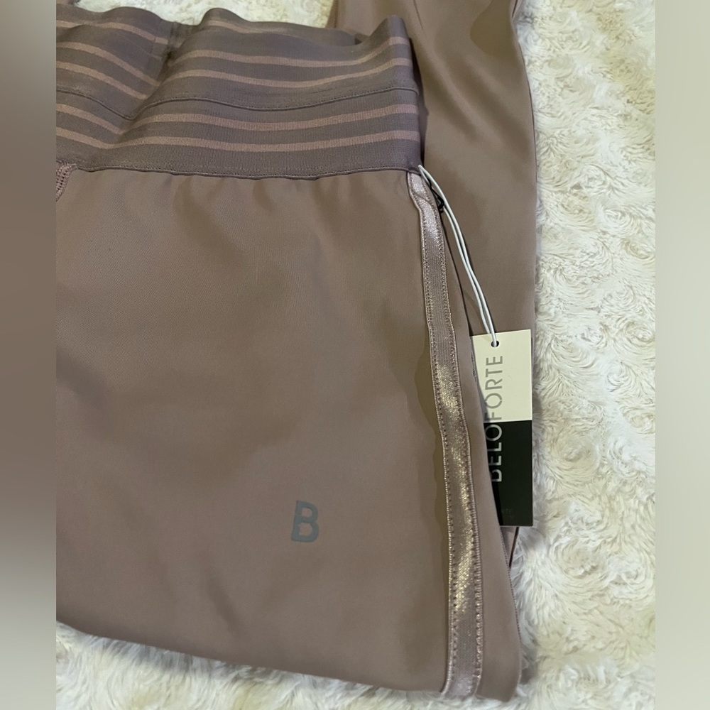 Beloforte Cuffed Leggings - Dusty Rose - Picture 6 of 7